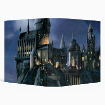 Hogwarts Castle At Night Binder