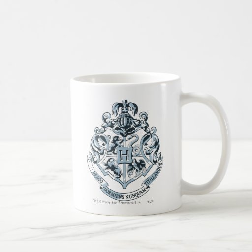 Hogwarts Crest Blue Coffee Mugs