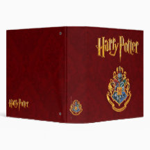 Hogwarts Crest Full Color 3 Ring Binders
