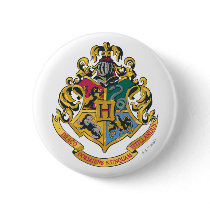 Hogwarts Crest Full Color Button