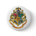 Hogwarts Crest Full Color Button