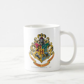 Hogwarts Crest Full Color Classic White Coffee Mug
