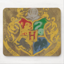 Hogwarts Crest HPE6 Mouse Pads