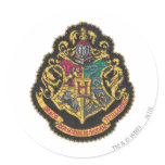 Hogwarts Crest Round Sticker
