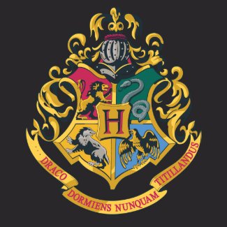 Hogwarts Four Houses Crest shirt