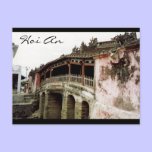 hoi an bridge vietnam postcards