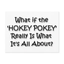 HOKEY POKEY postcards by lookcrazy HOKEY POKEY postcards