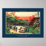 Hokusai 1760-1849 Katsushika, Japan 5 of 100 Poems Print