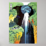 Hokusai Amida Waterfall Fine Art Print