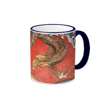Hokusai Dragon 葛飾北斎 Mug