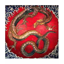 Hokusai Dragon Tees