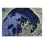 Hokusai Feminine Wave Greeting Card