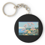 Hokusai Gotenyama Hill Key Chain