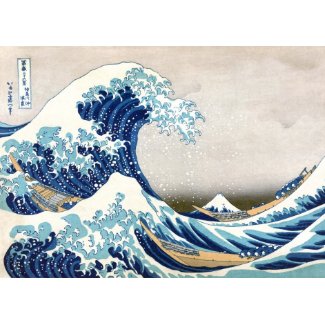 Hokusai Great Wave card
