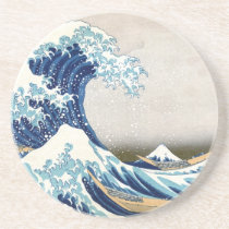 Hokusai Great Wave Fine Art Drink Coasters