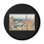 Hokusai Honjo Tatekawa Refrigerator Magnets