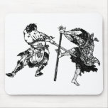 Hokusai manga samurai 1 mousepads