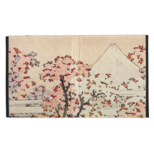 Hokusai Mount Fuji Cherry Blossoms iPad Mini Case iPad Cases
