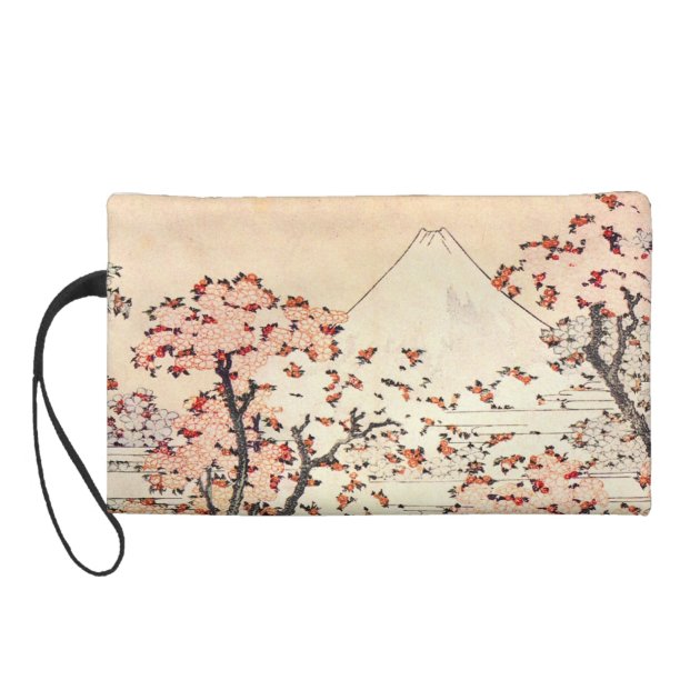 Hokusai Mount Fuji Cherry Blossoms Wristlet