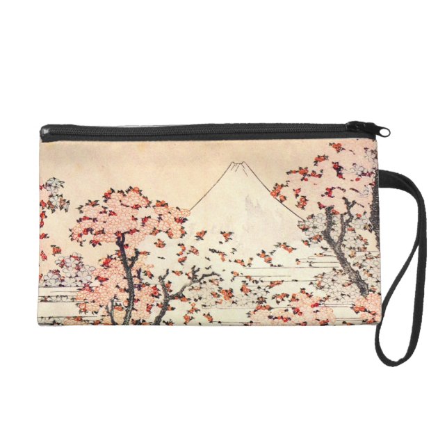 Hokusai Mount Fuji Cherry Blossoms Wristlet
