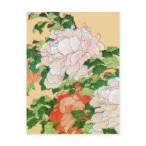 Hokusai Peonies and Butterfly Reboot Postcards