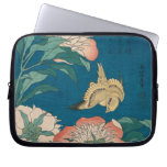 Hokusai Peonies and Canary GalleryHD Laptop Sleeves