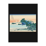 Hokusai Shichiri beach in Sagami Province Post Card