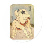 Hokusai Sumo Wrestlers stickers