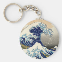 Hokusai The Great Wave Key Chain