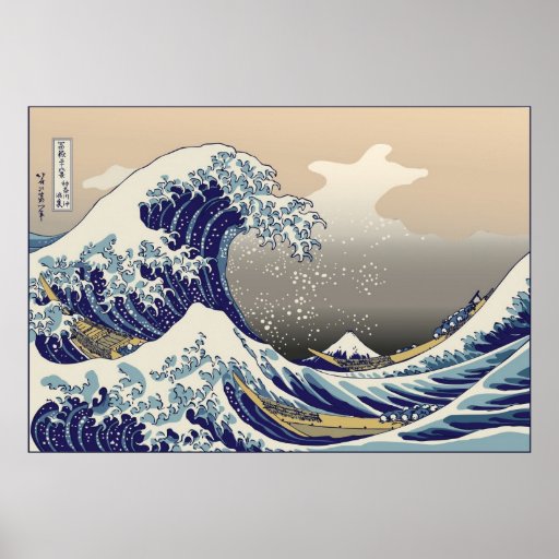Hokusai The Great Wave Posters