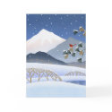 Hokusai - Winter Trees cards by cmoorecole Hokusai - Winter Trees cards