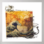 Hokusai's Dragon? posters