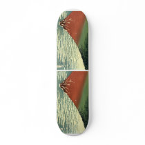 Hokusai's South Wind, Clear Sky or "Red Fuji" skateboards by MasterpieceGallery Hokusai's South Wind, Clear Sky or "Red Fuji" skateboards