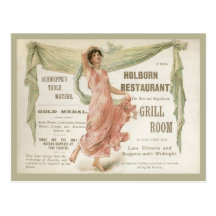 Holborn Restaurant Postcard