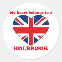 Holbrook Round Sticker