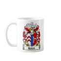 Holck Family Crest mugs by coatsofarms Holck Family Crest mugs