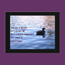 Hold Fast to Dreams postcards