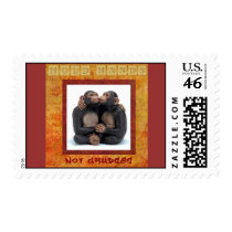 Hold Hands Not Grudges postage