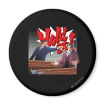 Hold It! Phoenix Wright & Miles Edgeworth Magnet