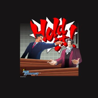 Hold It! Phoenix Wright & Miles Edgeworth shirt