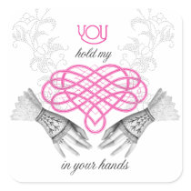 Hold my heart in your hands stickers