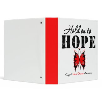 Hold On To Hope - Heart Disease Binder binder