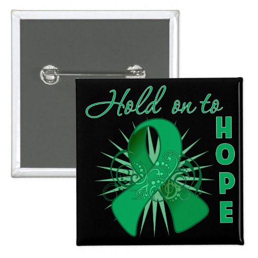 Hold On To Hope - Liver Cancer Button
