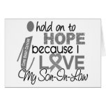 Hold On To Hope Son-In-Law Brain Cancer Card
