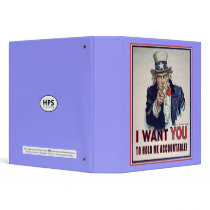 Hold Uncle Sam Accountable ~ 3 Ring Binders