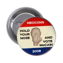 Hold Your Nose And Vote Buttons