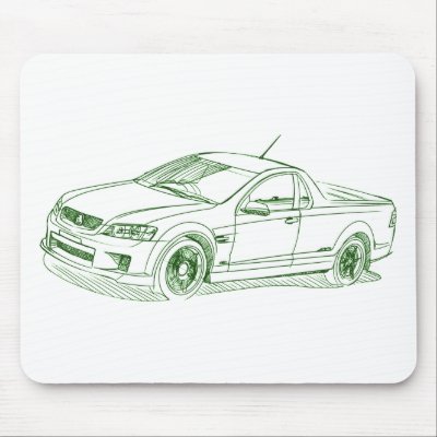 Holden VE Ute  SS Mouse Pad by tedlemon111