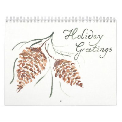 Holdiday Greetings Wall Calendar by cam00617