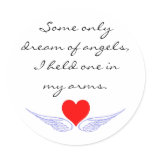 Holding angels sticker