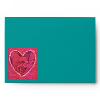 Holding Hands Heart envelope